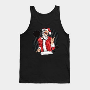 Santa Claus Music Tank Top